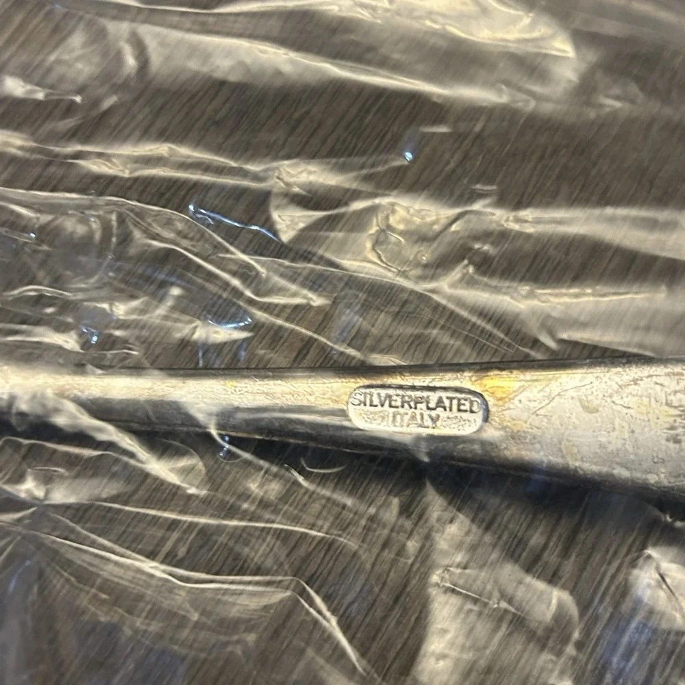 Vintage F.B. Rogers Pastry Trowel Cake Pie Server Silverplate Italy Original Box