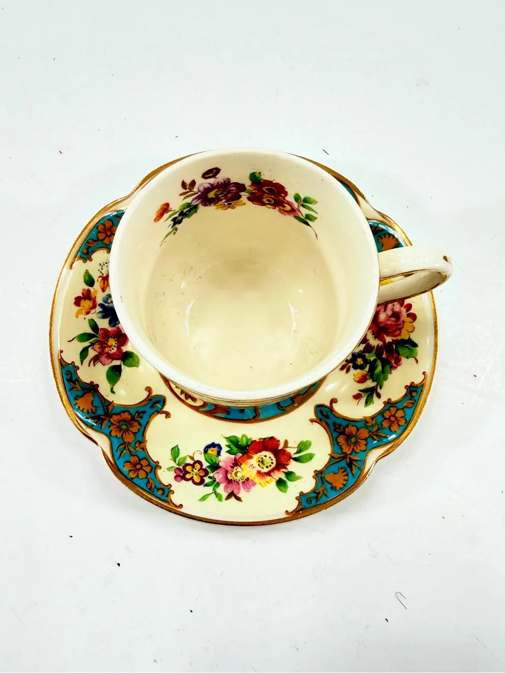 Antique 1920s Pareek Johnson Bros Belgravia England Tea Cup and Saucer Set