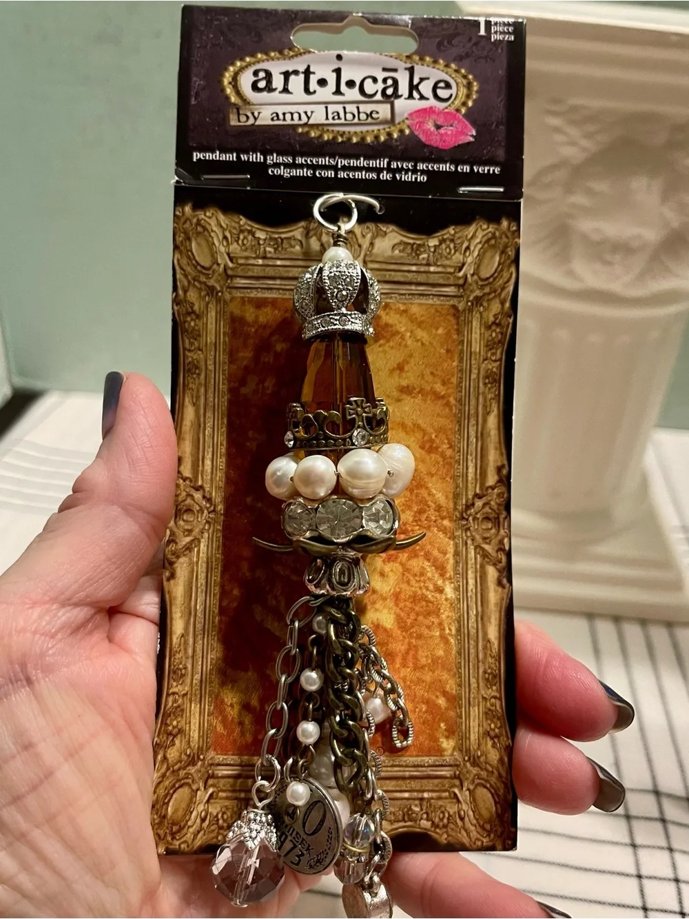 BRAND NEW ART-I-CAKE BY AMY LABBE VICTORIAN GOTHIC STYLE PENDANTS BUNDLE