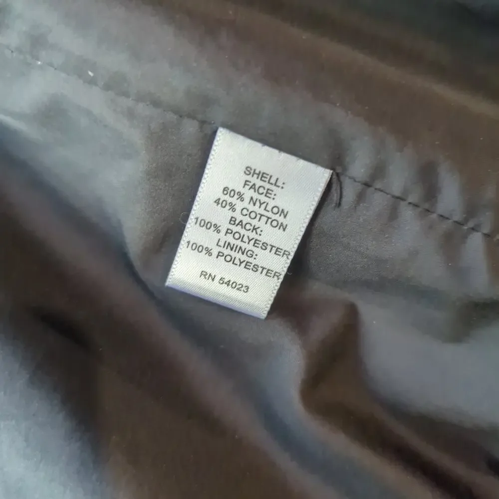 Banana Republic Men's Black Lightweight Harrington Jacket Full Zip Size S