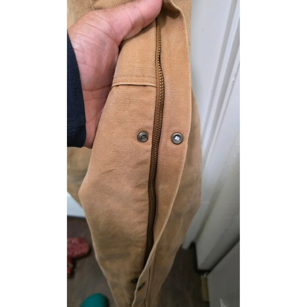 VTG Walls Blizzard-Pruf Coveralls 90S Mens 44 Short Brown Insulated Workwear USA