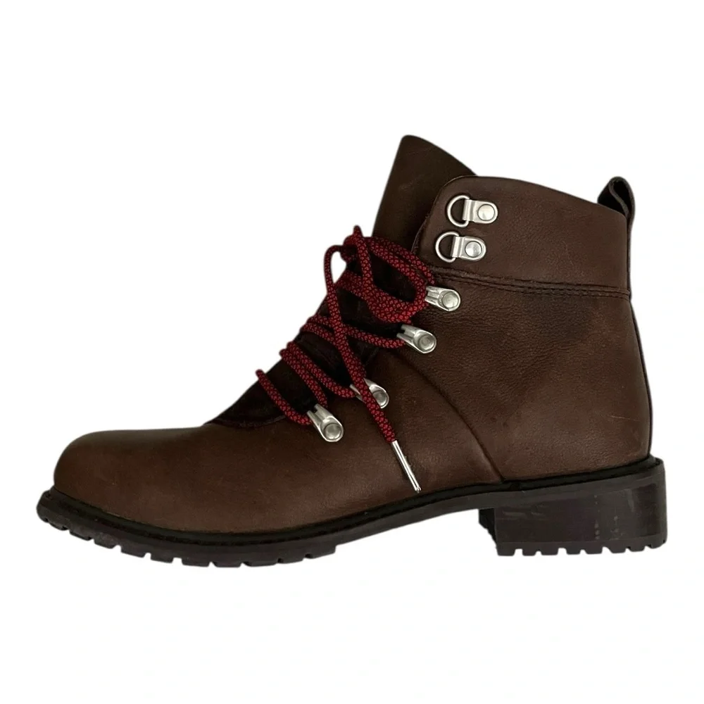 Emu brown leather