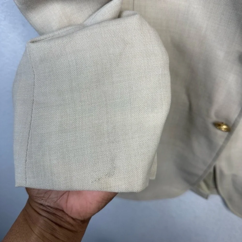 Kendan's Ltd Wimbledon Blazer‎ Men 42R Tan Vintage Gold 2-Button USA Made Golf