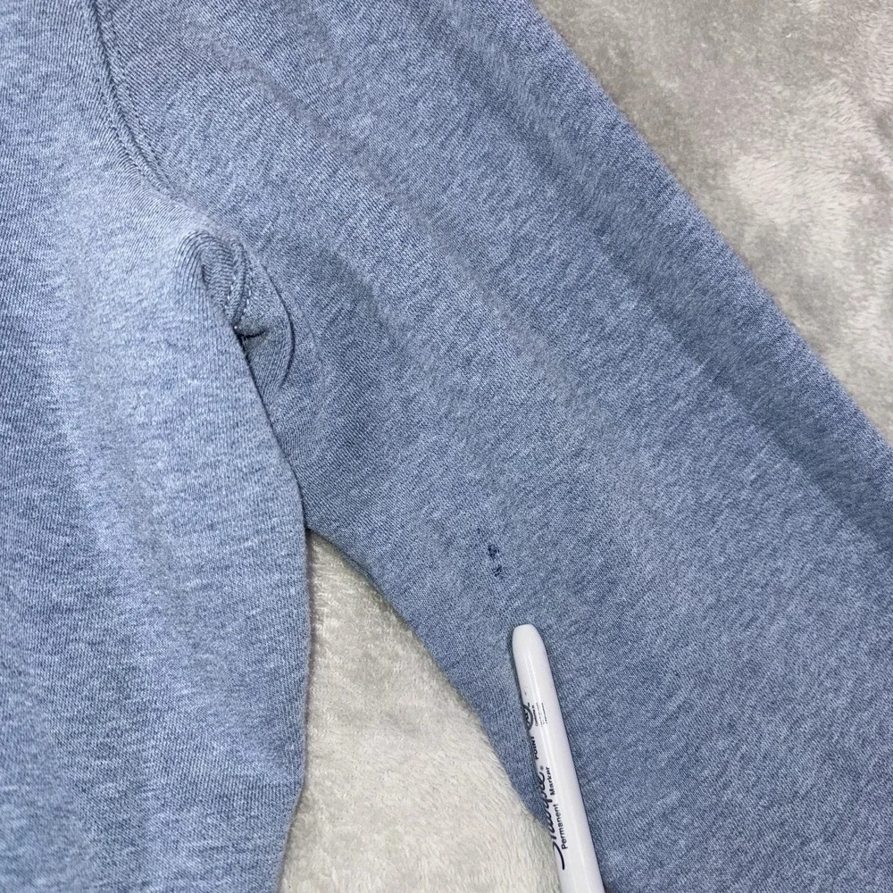CARHARTT Men's 1/4 Zip Pullover Sweater 2XL Blue Hoodie