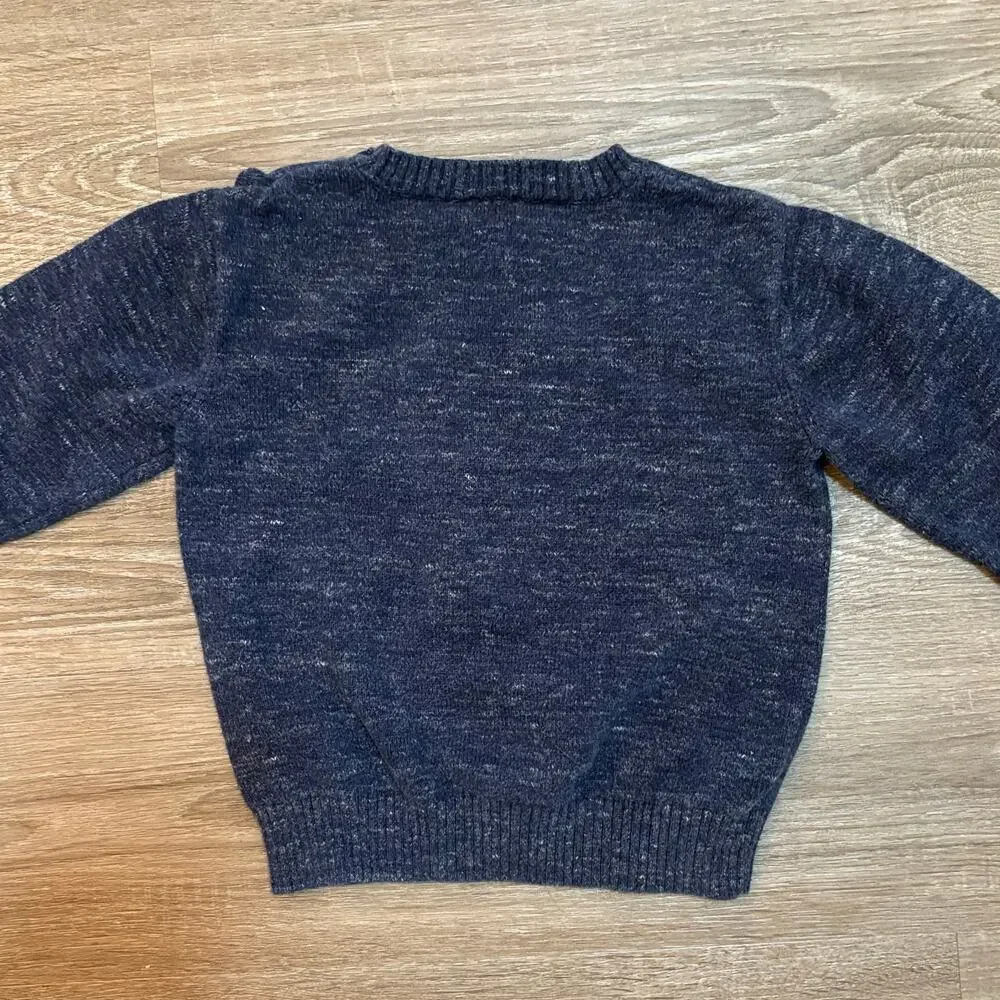 Gymboree Penguin Sweater 18–24M 🐧 Navy Cotton Knit​​