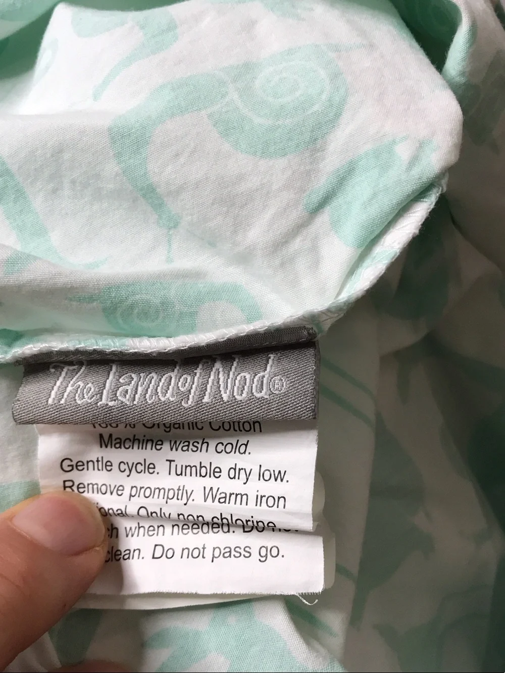 Land Of Nod playful mint