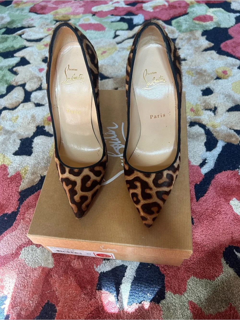 Christian Louboutin statement leopard