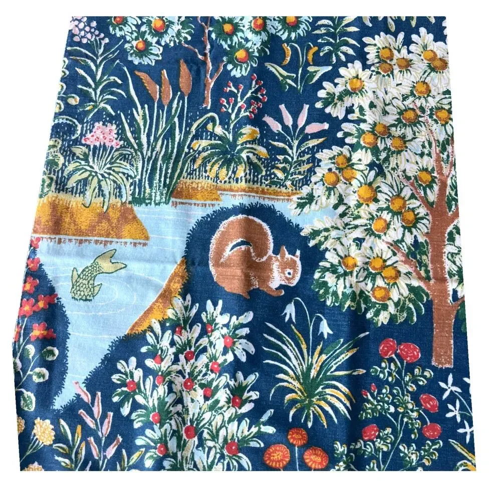 Pillow Case vintage 70's Garden of Eden Woodland Fairycore Sham Cover