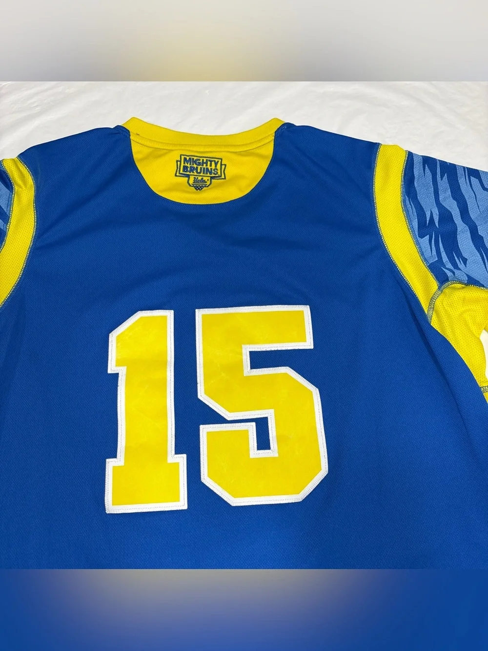 Adidas UCLA Bruins #15 Blue Basketball Jersey Shooting Shirt Men’s XL