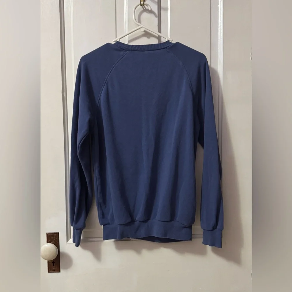 Zoe + Liv Navy Crewneck Sweater with USA Graphic