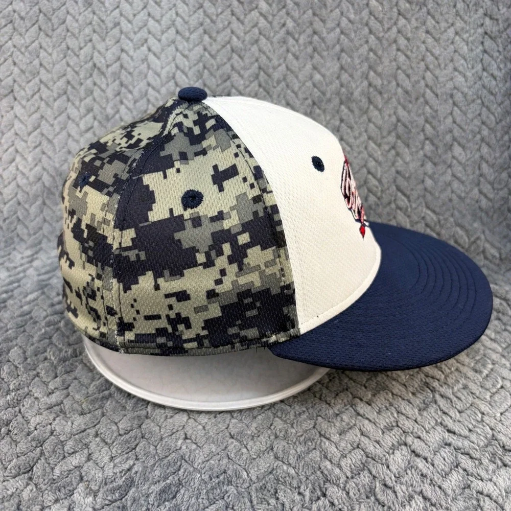OC Sports Ballparks America Branson Missouri Camo Baseball Hat XS/S Navy White