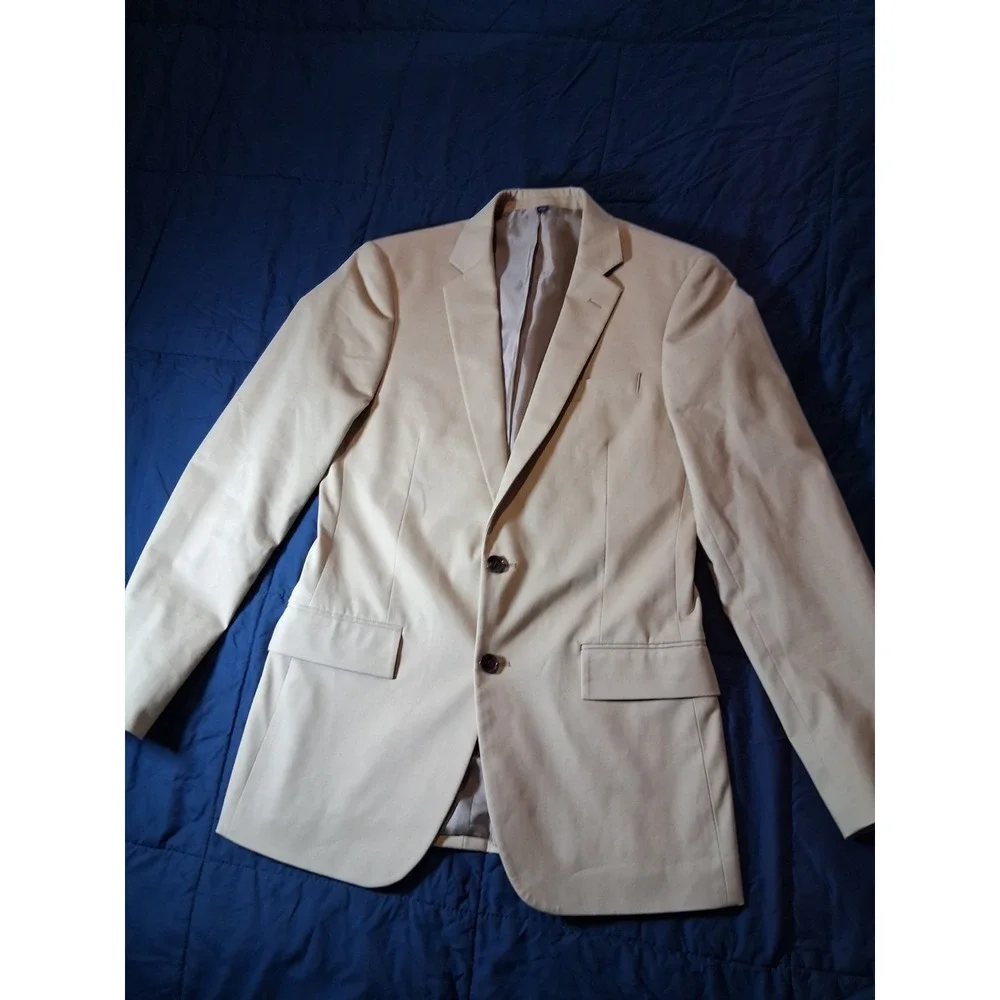 J Crew Thompson Blazer Jacket Beige‎ TruTemp 365 Sport Coat Size 36R NWT