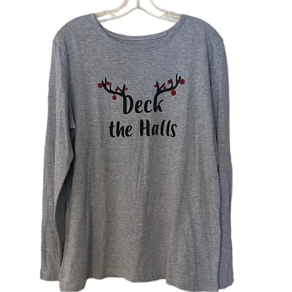 Natural Reflections Deck The Halls Long Sleeve T-shirt
