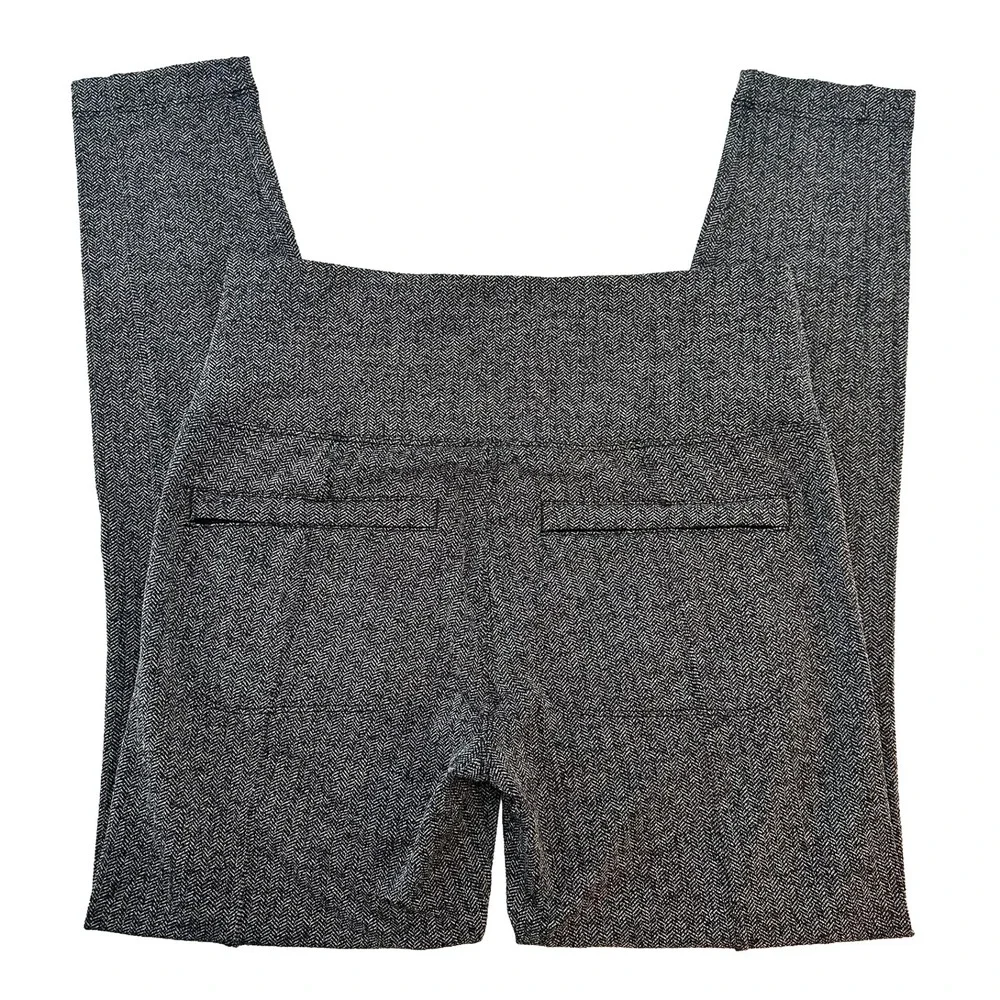 ATHLETA Delancey Herringbone Tight Ankle Leggings • Small •‎ gray tweed • yoga