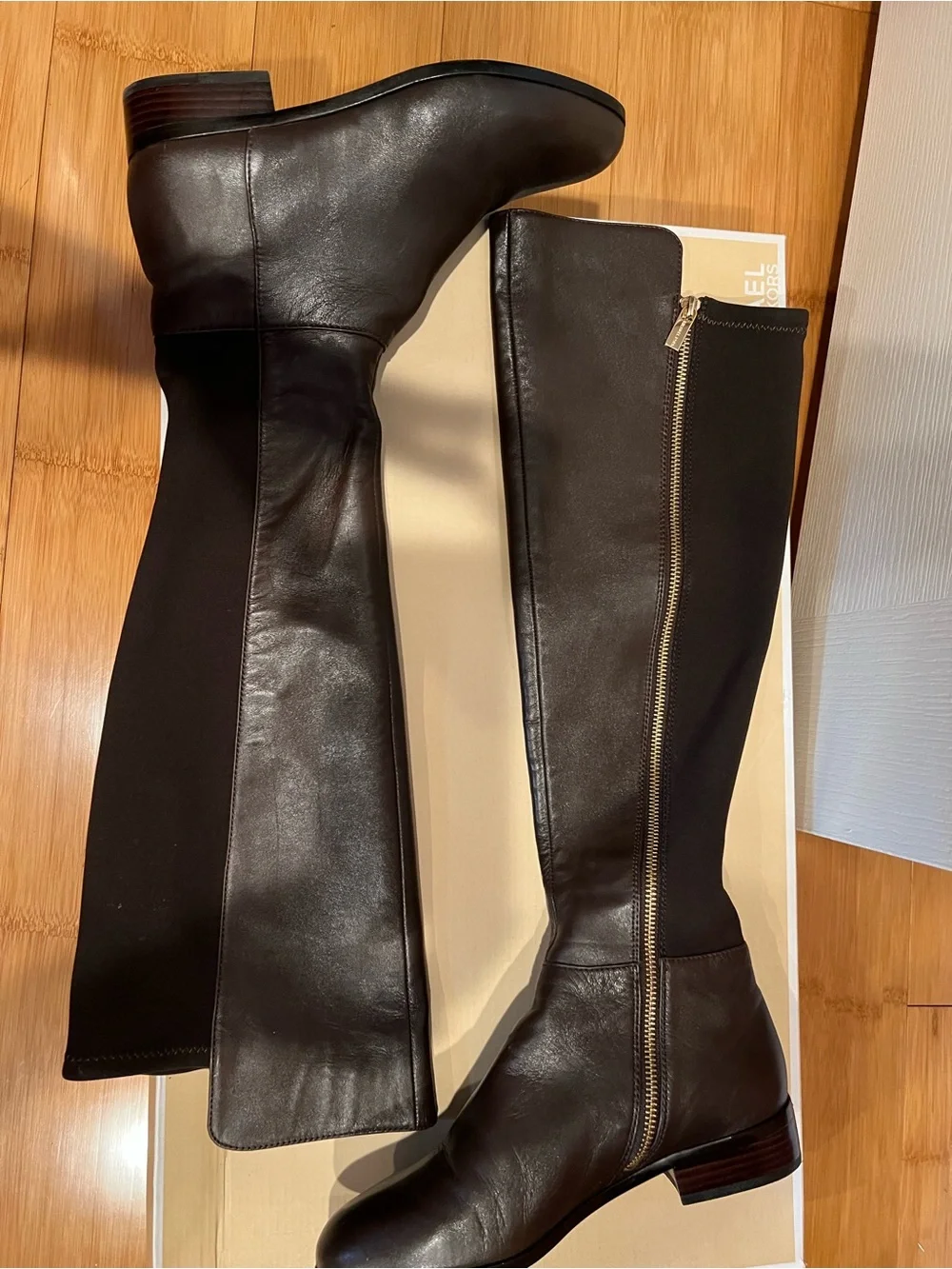 Michael Kors toe stretch panel