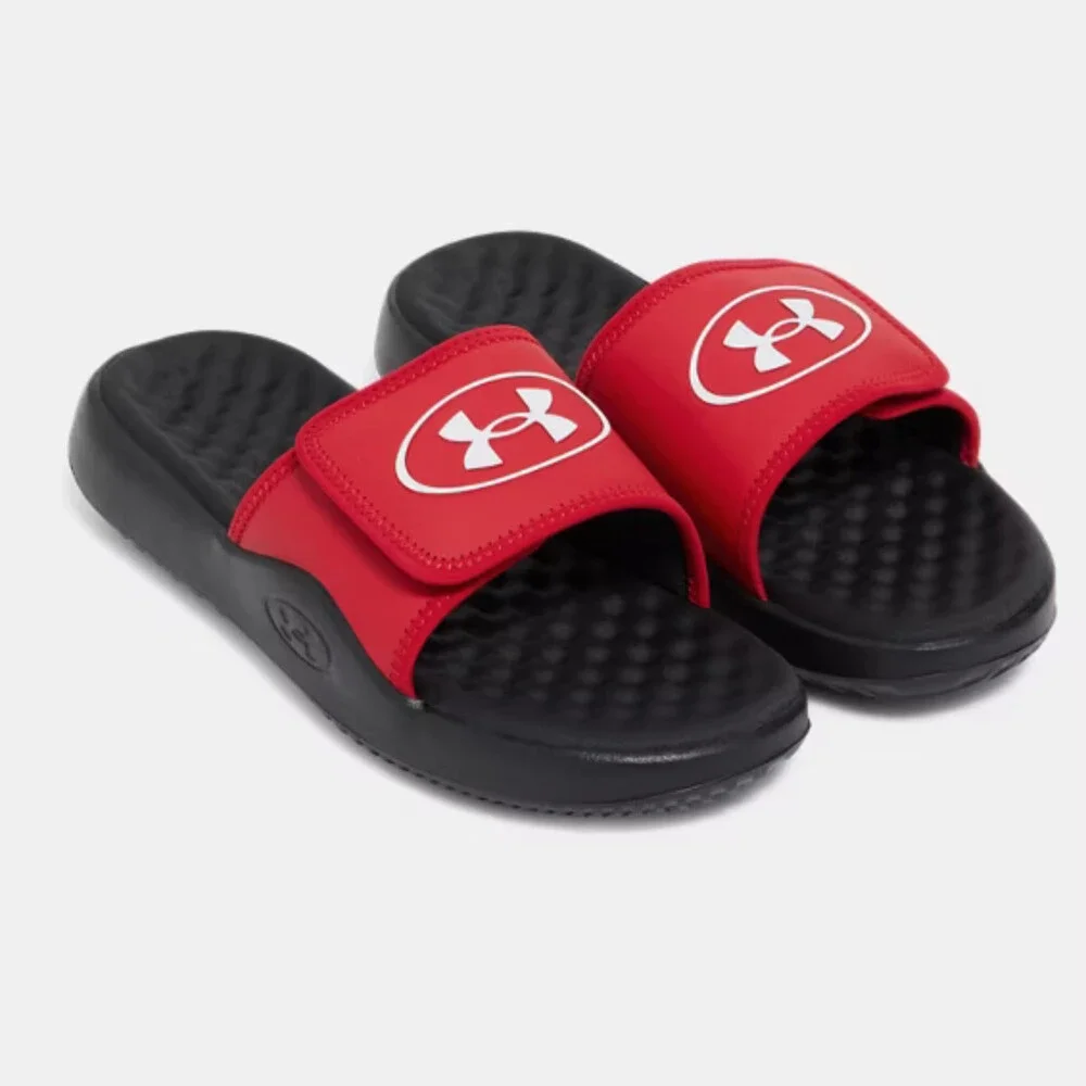 Under Armour Ignite Pro 8 6000337-600 Slide Men's Red Slip-On Sandals JAX1990