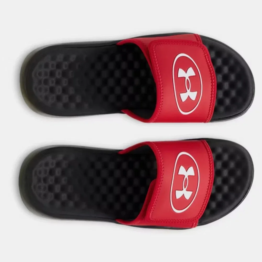 Under Armour Ignite Pro 8 6000337-600 Slide Men's Red Slip-On Sandals JAX1990
