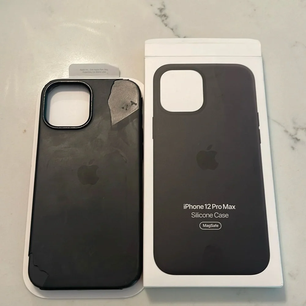 Black iPhone 12 Pro Max case