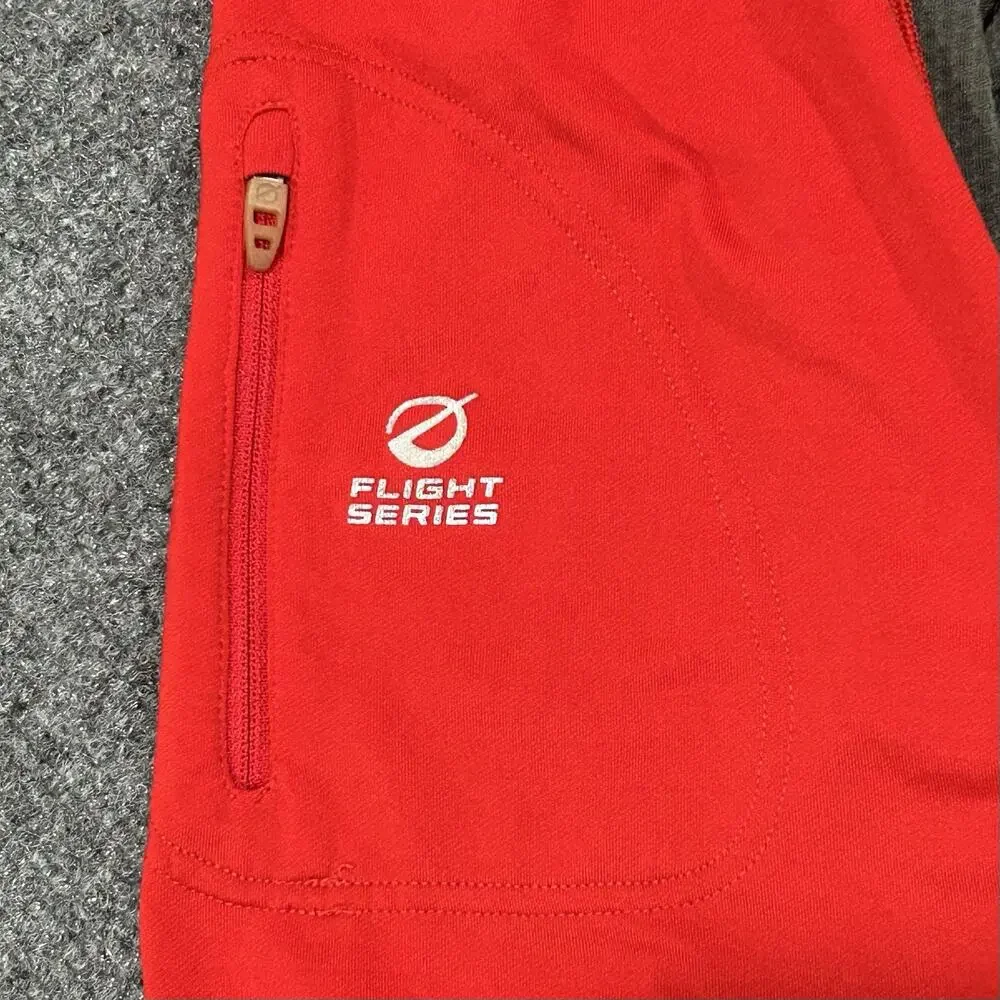 The North Face Men's Medium Red 1/4 Zip Pullover VaporWick Running Fleece Jacket