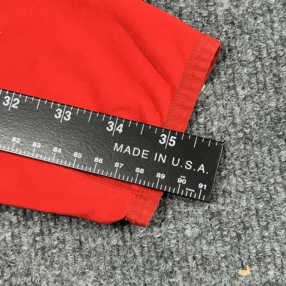 The North Face Men's Medium Red 1/4 Zip Pullover VaporWick Running Fleece Jacket