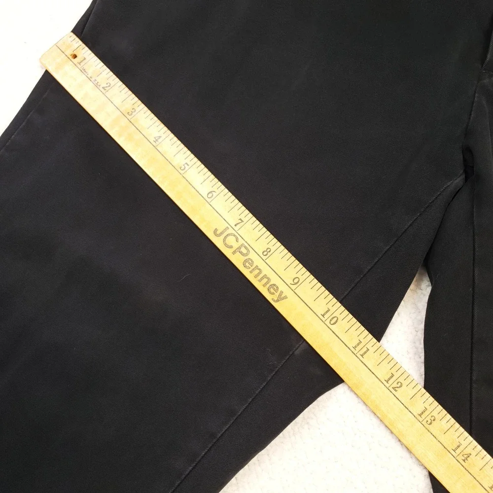 Banana Republic Aiden Chino Men 32x30 Black Cotton Slim Fit Straight Leg Pants