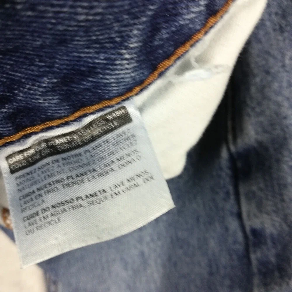 Levi's Mens Jeans 505‎ Regular Fit Blue Denim Medium Wash Straight Leg 38x34