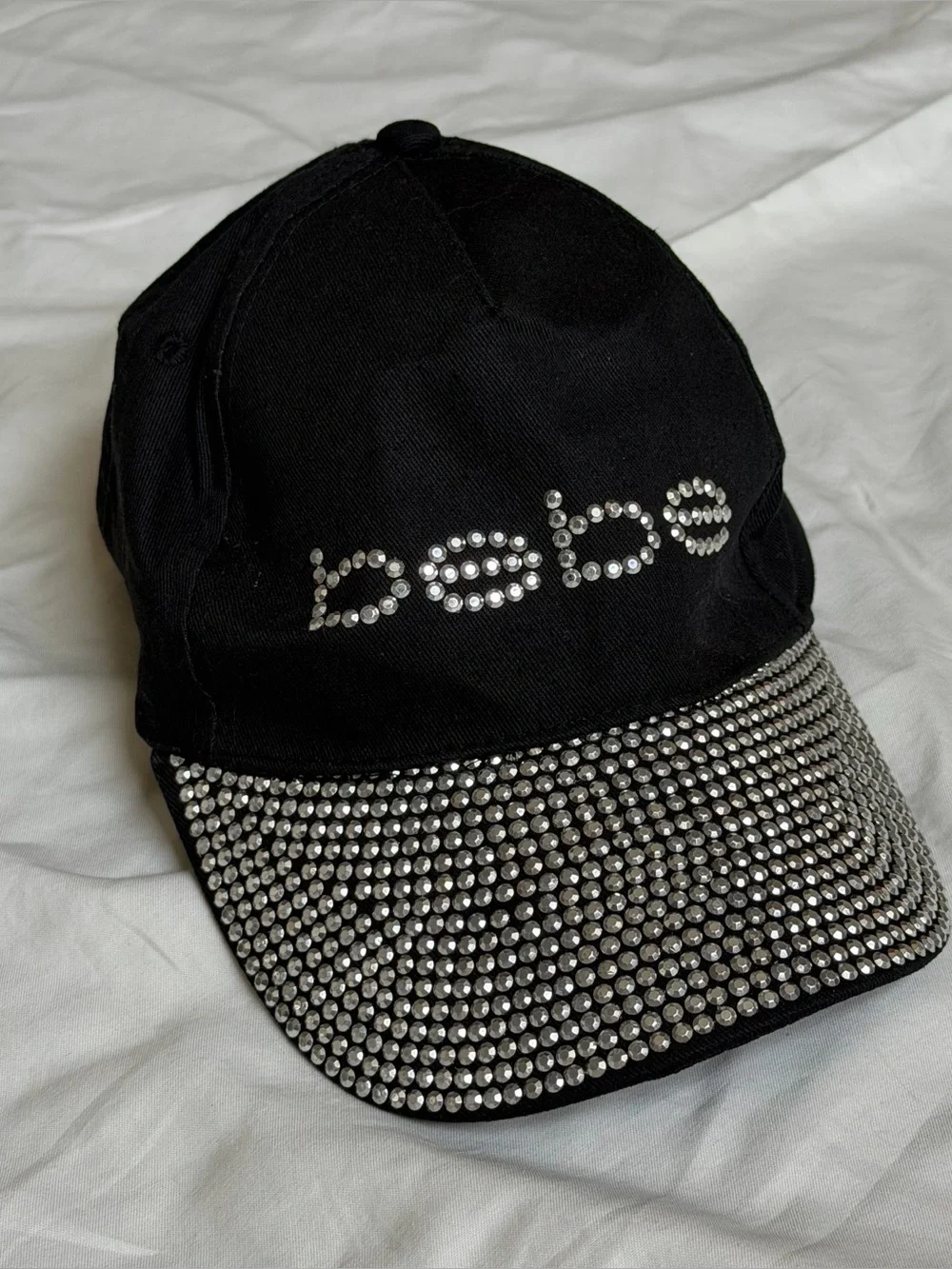 Bebe Bling Rhinestone Hat