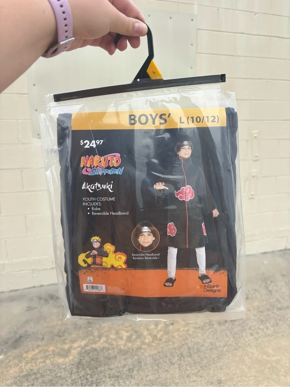 Naruto Shippuden Akatsuki Costume Size L (10/12)