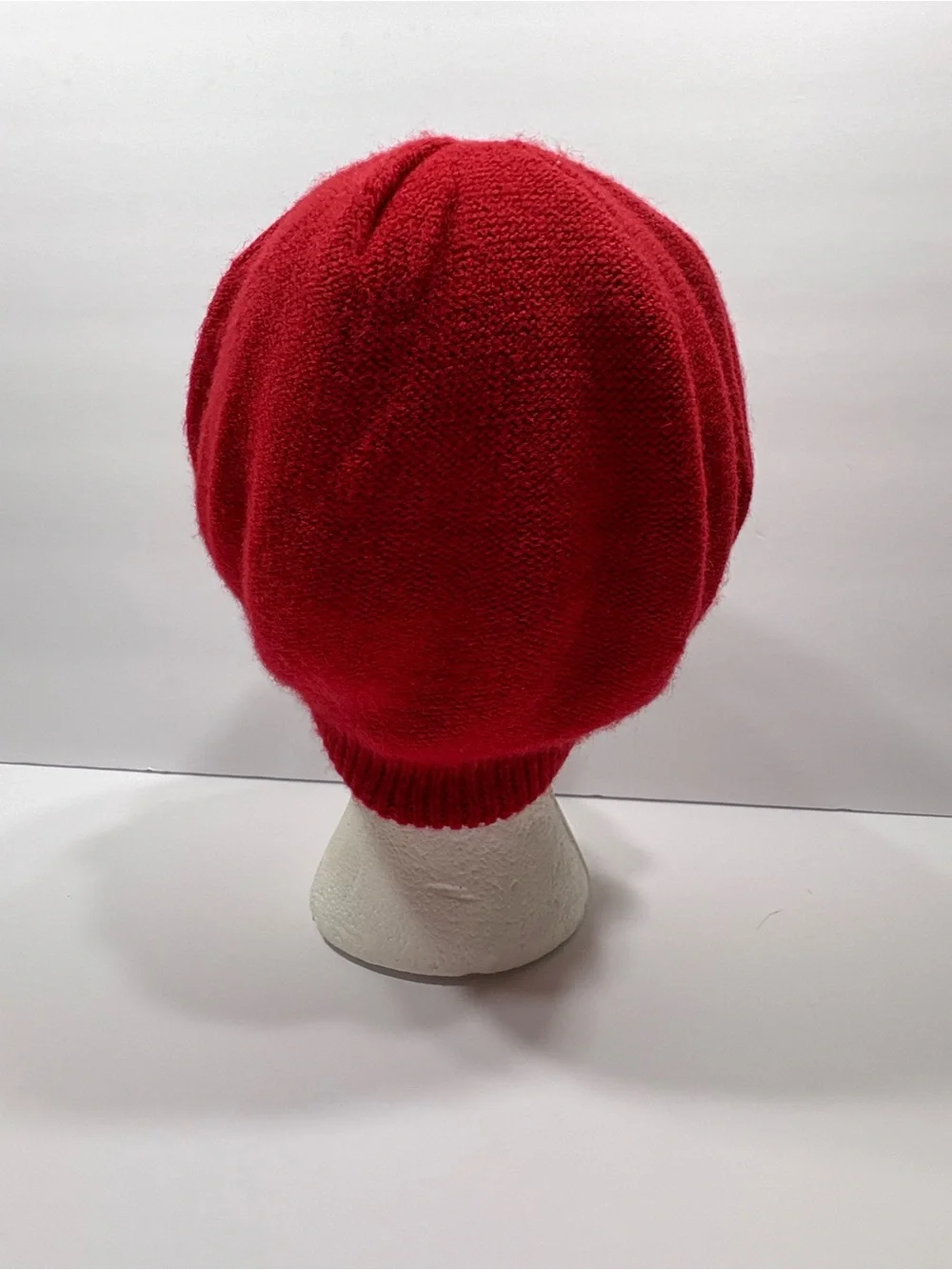 Embellished Red Knit Beret