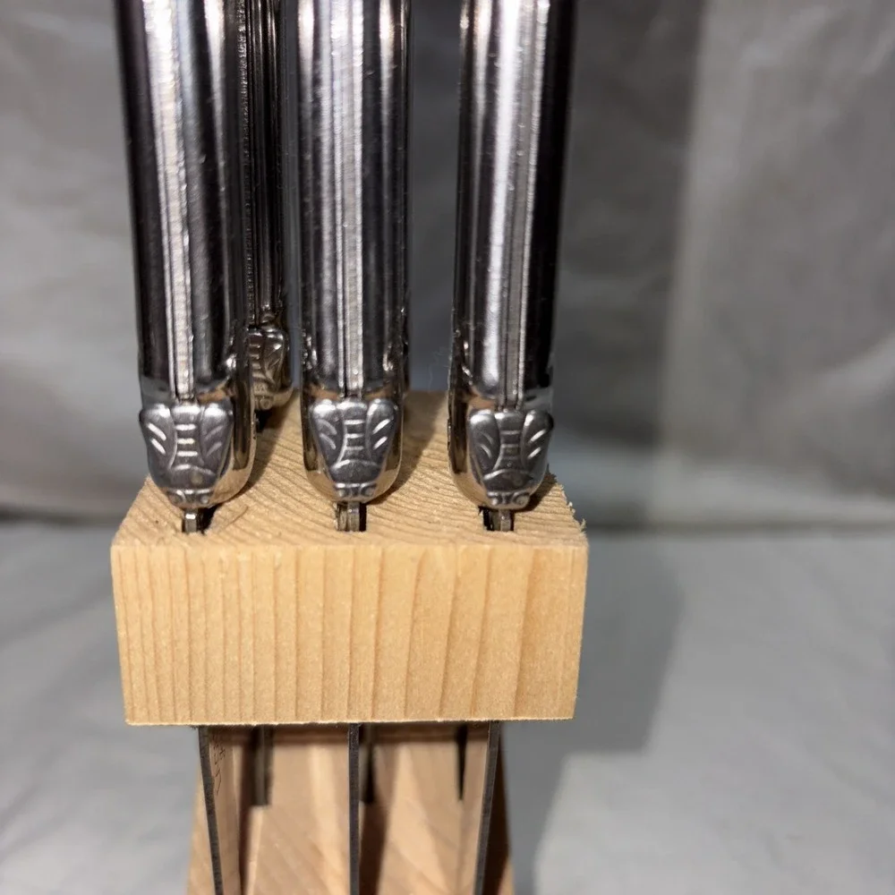 LAGUIOLE Kitchen STEAK KNIFE‎ SET MADE IN FRANCE Rare
