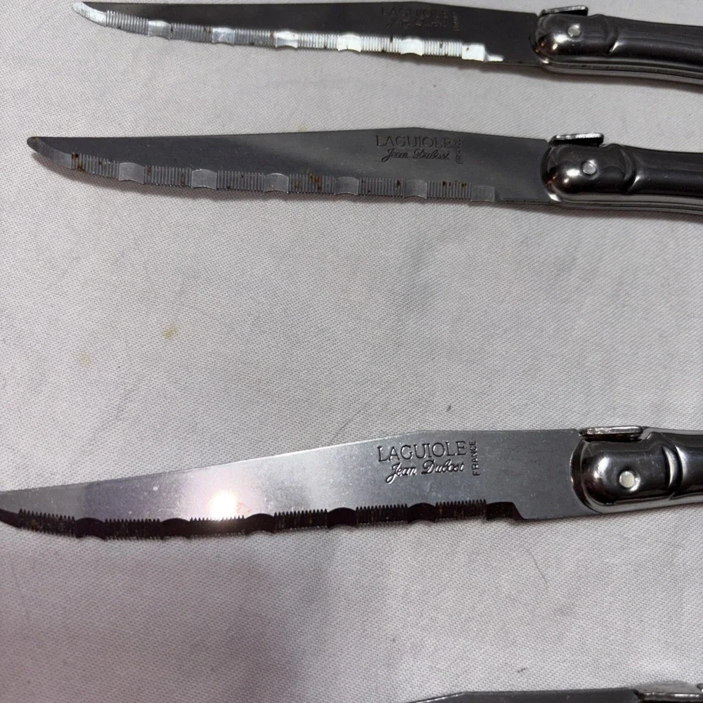 LAGUIOLE Kitchen STEAK KNIFE‎ SET MADE IN FRANCE Rare