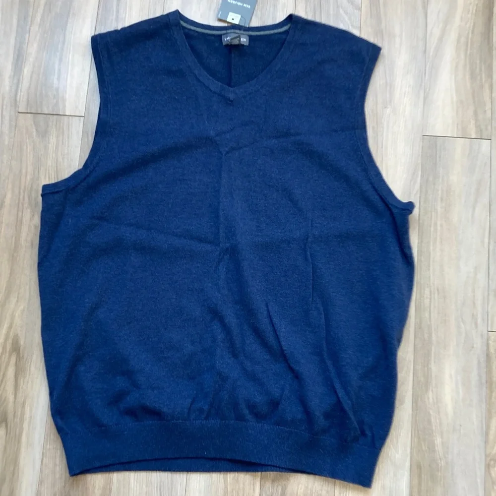 Mens van heusen classic fit sweater vest size L
