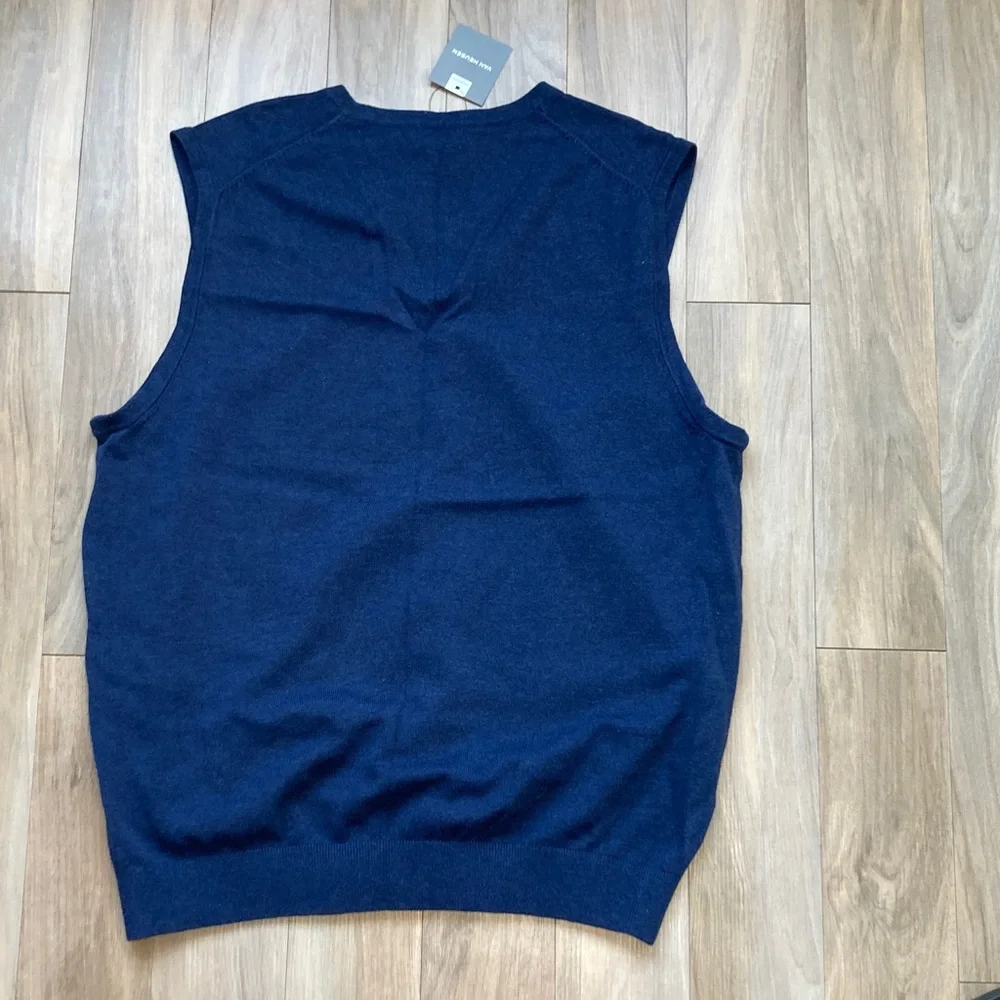 Mens van heusen classic fit sweater vest size L