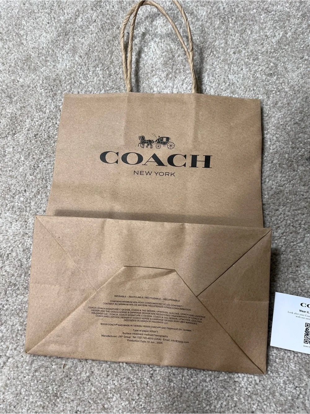 Coach Pink Patent Leather Signature Wristlet