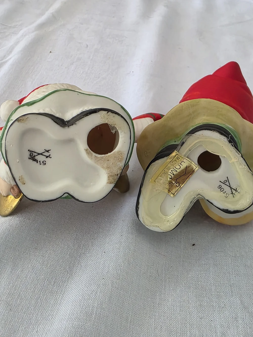 Vintage Home Interiors Christmas Music Boy and Girl Set