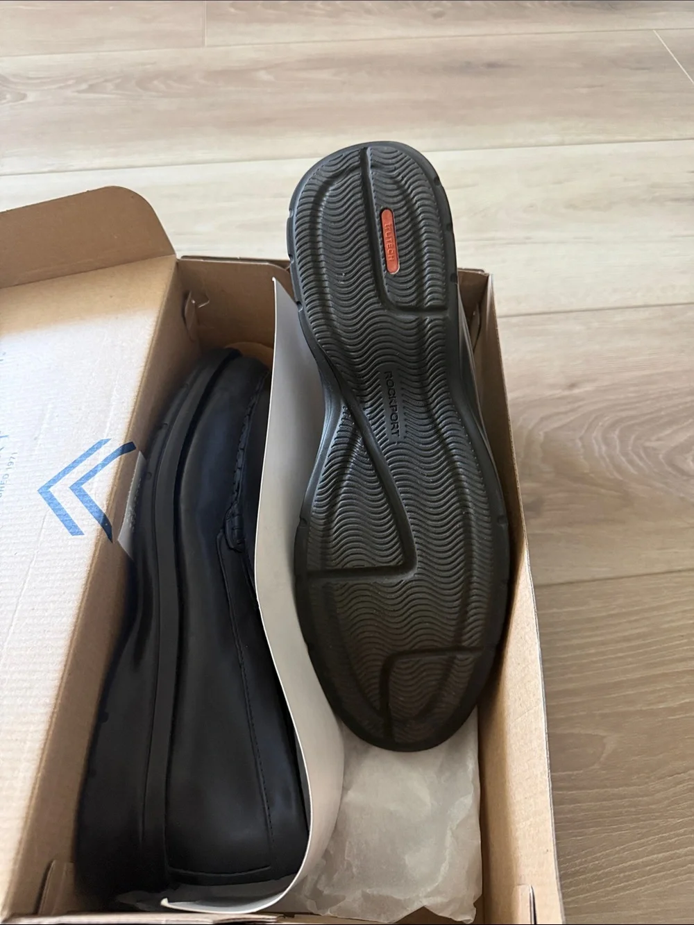 BRAND NEW- Rockport Men's Black Slip-On Casual Shoe