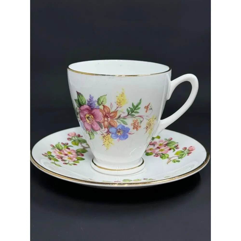 Vintage, Crown Ford, Fine Bone China, made‎ in England, Small Skinny cup