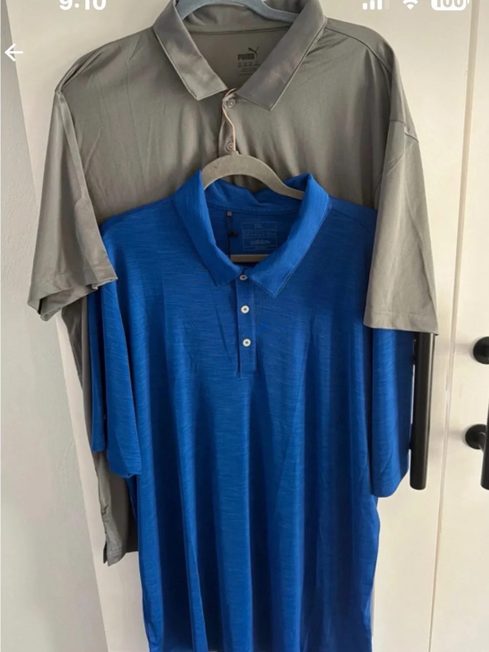 Adidas and Puma Men’s golf polo shirts 2XL