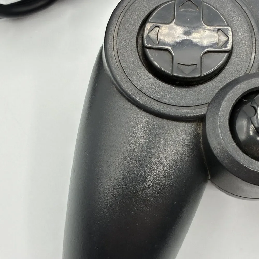 Pelican PL-6688 Wired Controller for Sony PlayStation 1 2 PS1 PS2 Black Dual