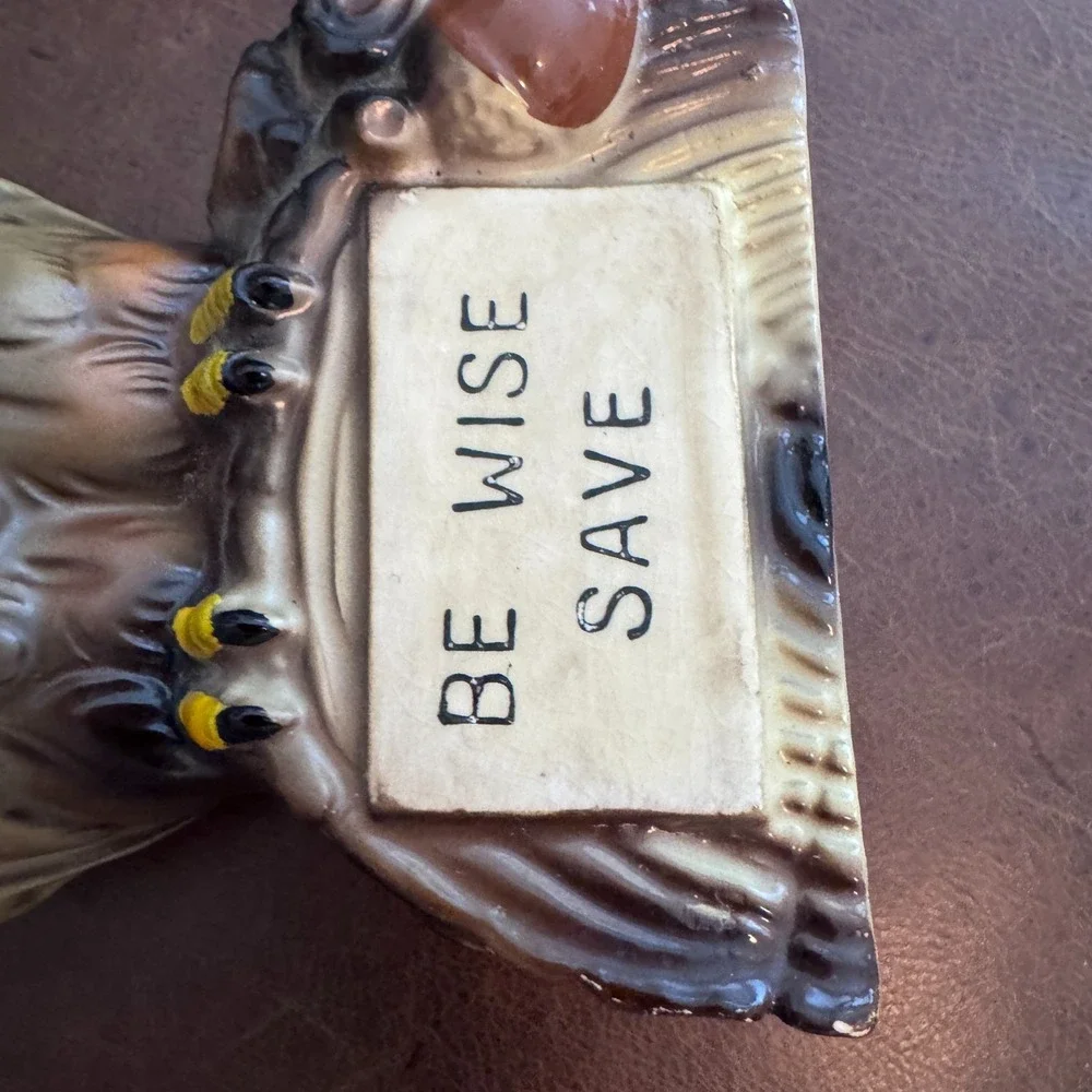 Vintage Dee Bee‎ Co – Hand Painted Owl Bank – Japan