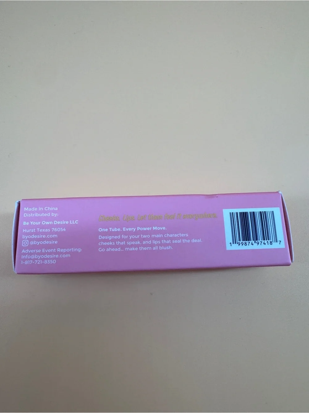 BYOD Be Your Own Desire Liquid Blush Passionate Coral 7.5ml / 0.25 fl oz