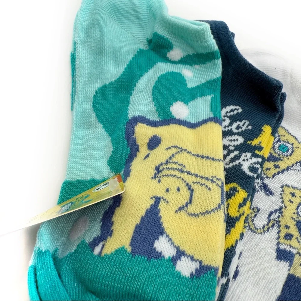 SpongeBob SquarePants Womens No Show Socks Nickelodeon Green Yellow Y2K Fun Gift
