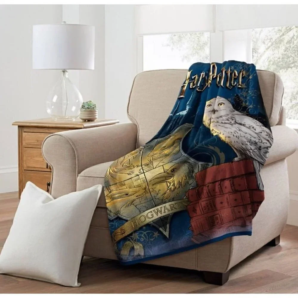 Spirit Halloween Harry Potter Magical World Fleece Blanket