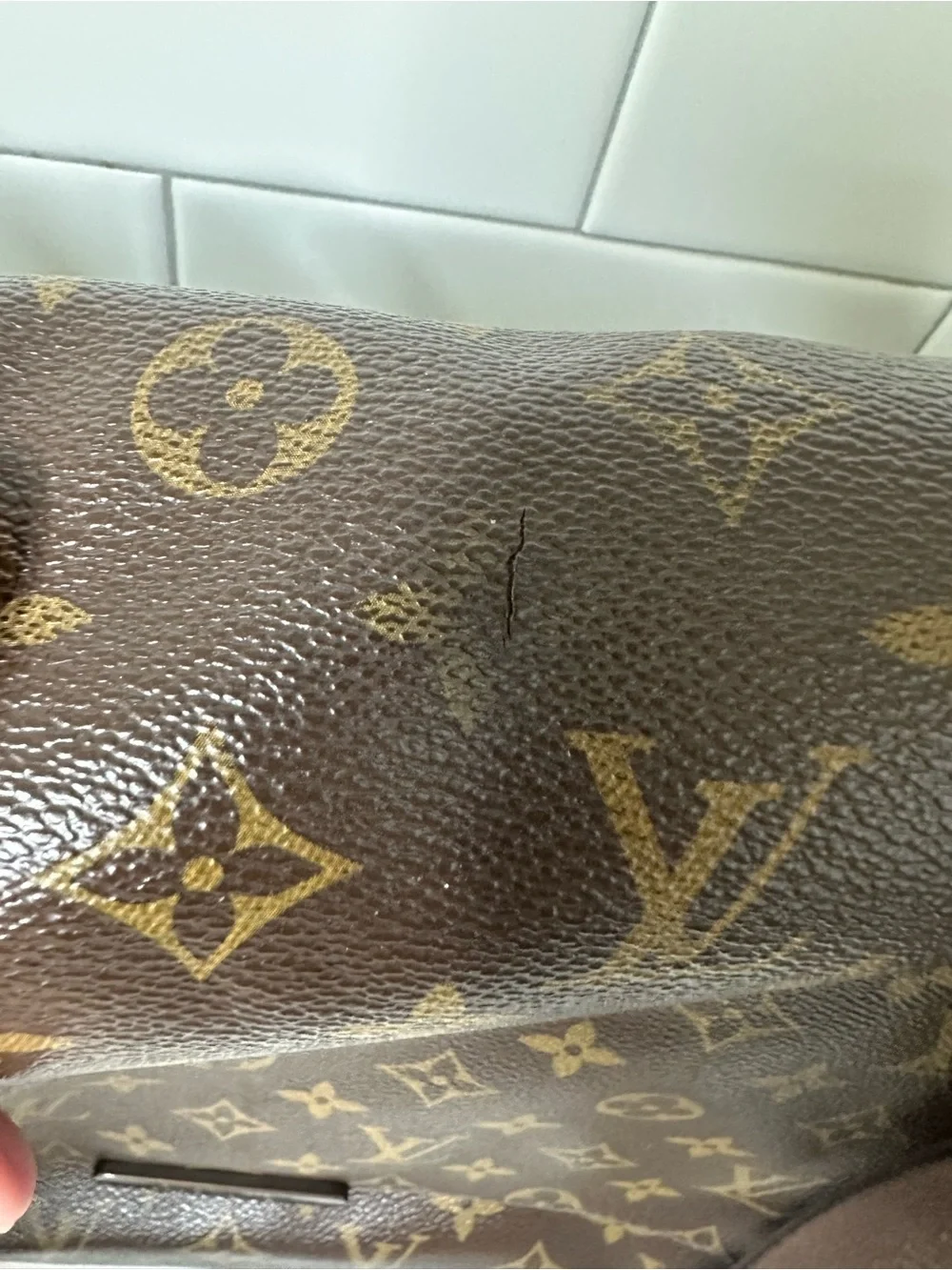 Louis Vuitton Brown Monogram Beaubourg Messenger Satchel