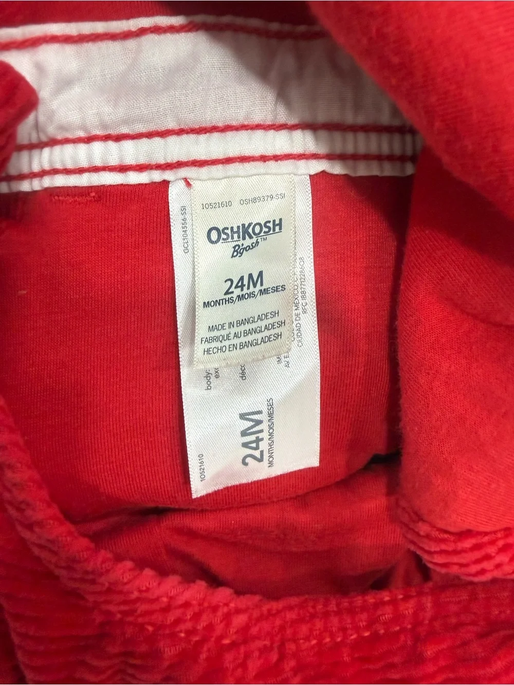 OshKosh Bgosh movement pocket