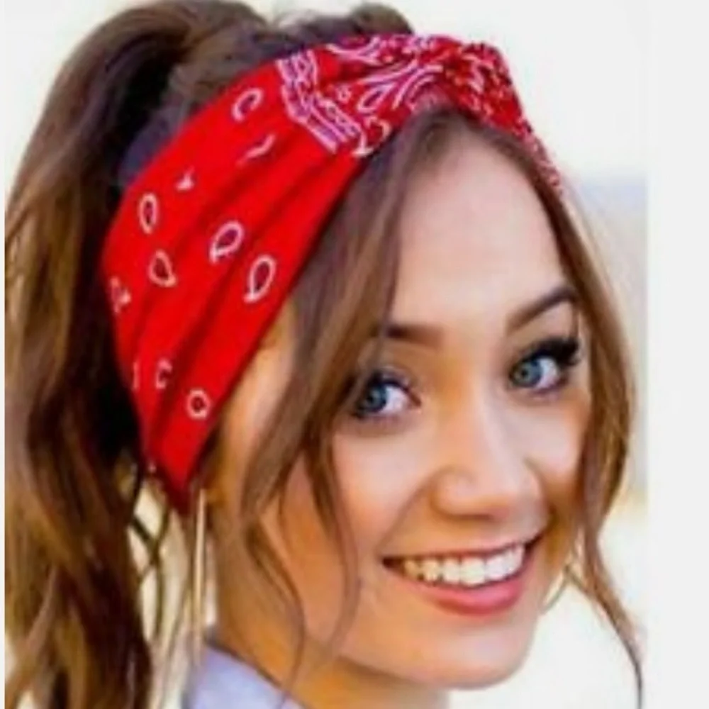 Headbands for Women‎ Girls Sport Quick Dry Sweat Knot Headband or Head Wrap