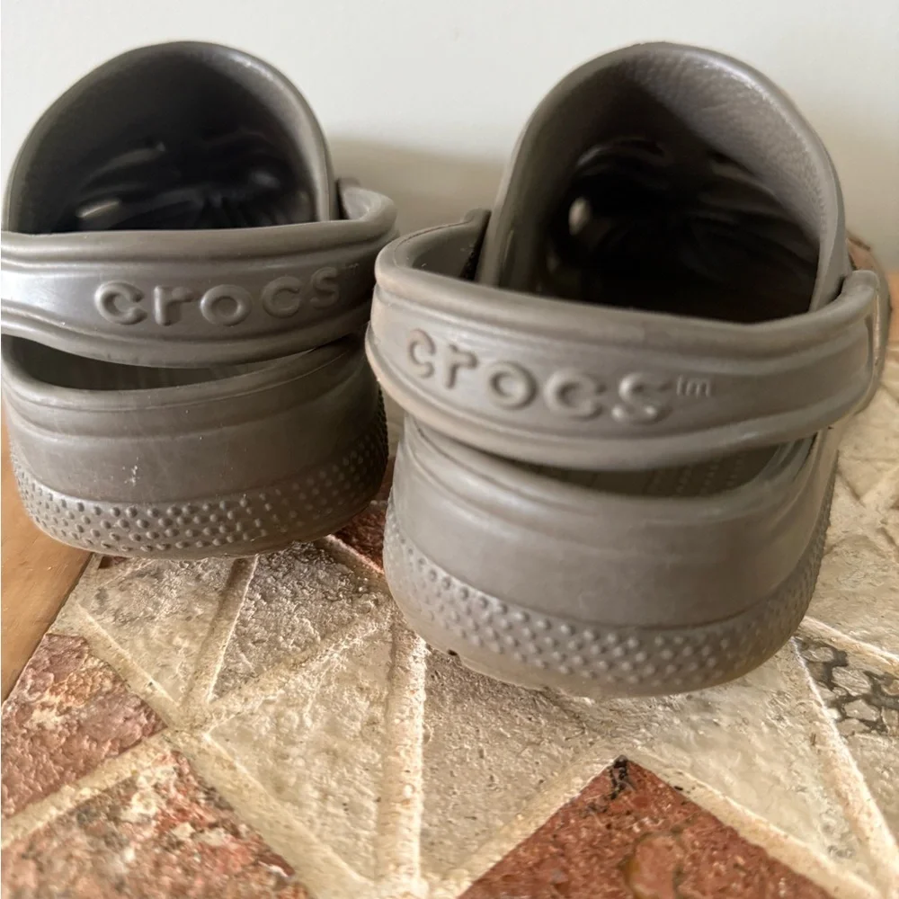 Crocs Yukon Vista II Men’s Leather Clogs Brown Slip-On Sandals Size 9