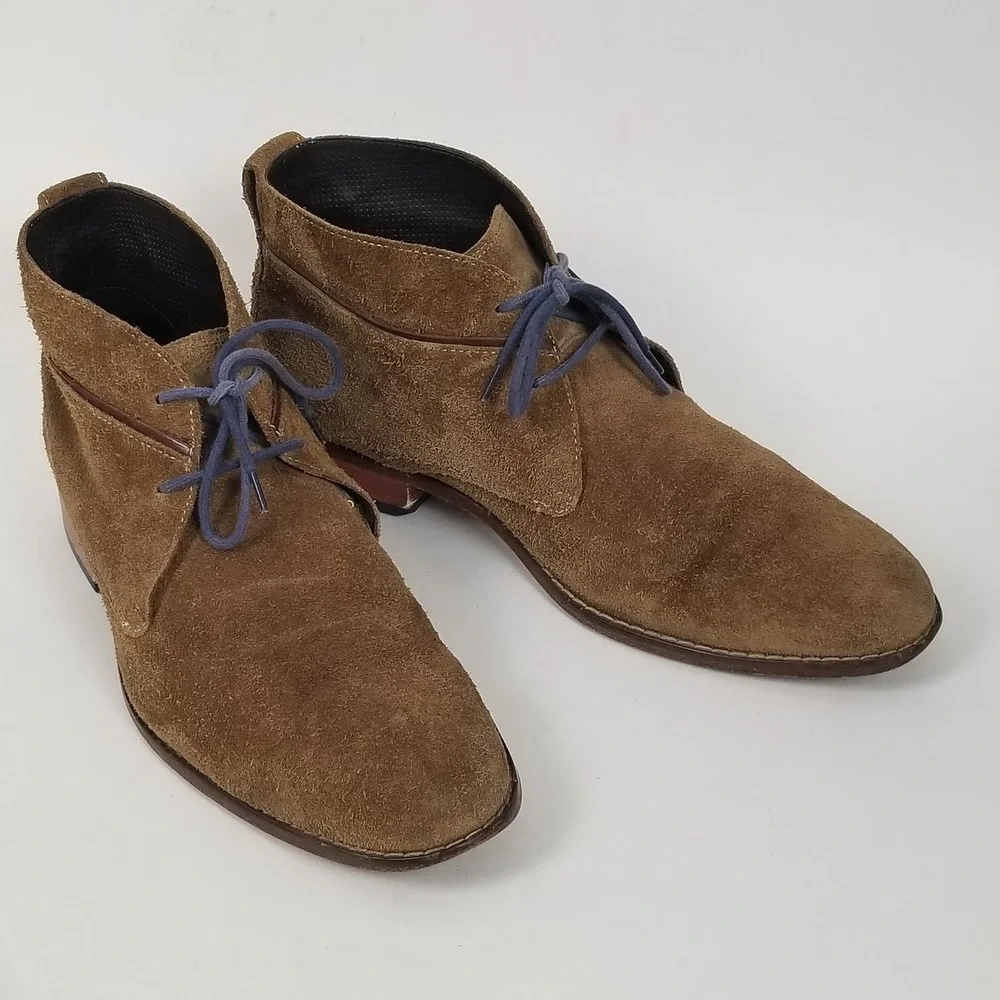 Cole Haan Shoes Mens Size 11 Brown Suede Chukka Bootsr Casual‎ Everyday