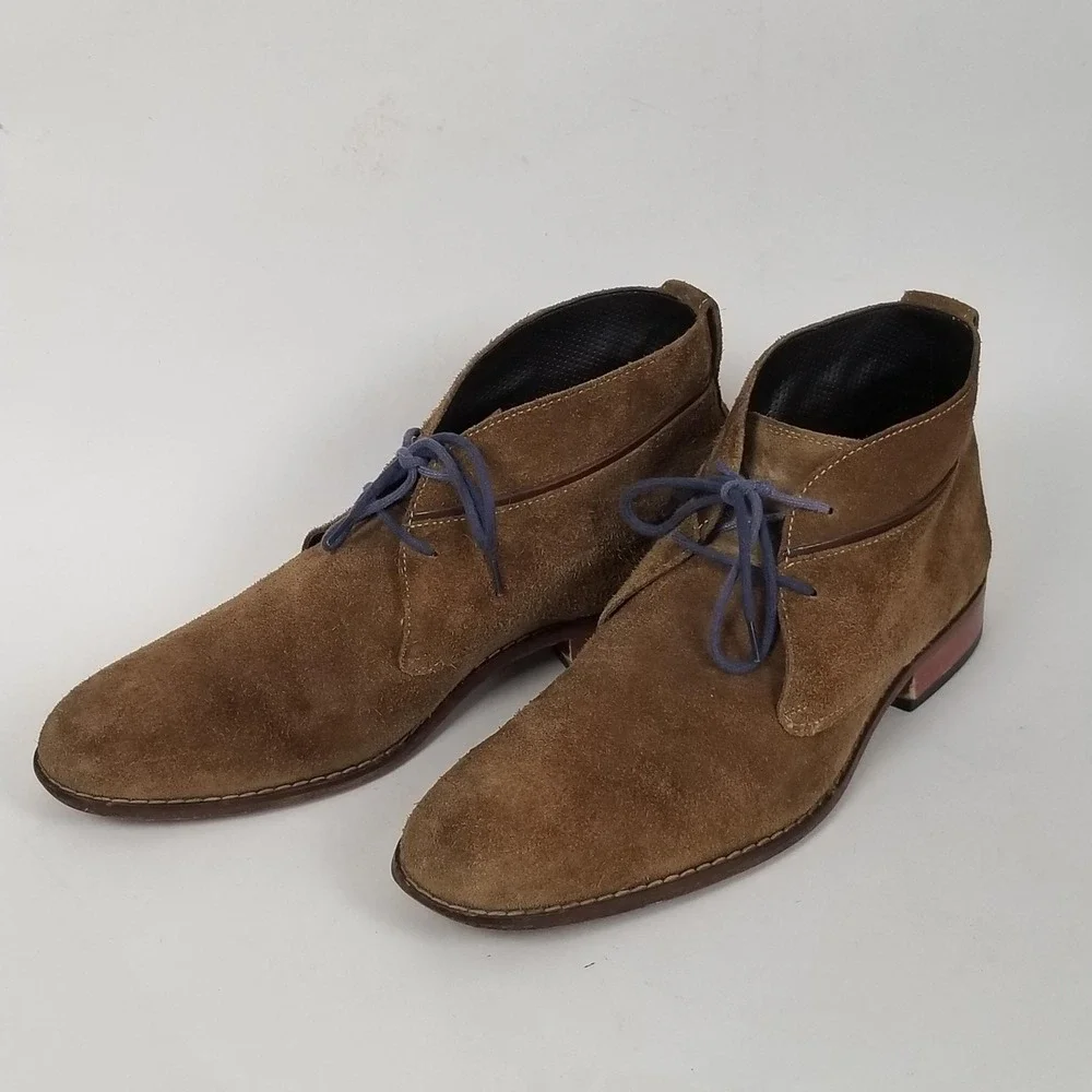 Cole Haan Shoes Mens Size 11 Brown Suede Chukka Bootsr Casual‎ Everyday