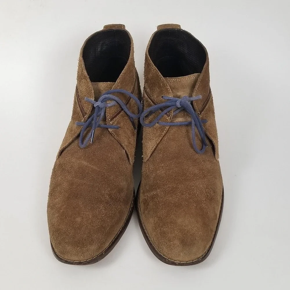 Cole Haan Shoes Mens Size 11 Brown Suede Chukka Bootsr Casual‎ Everyday